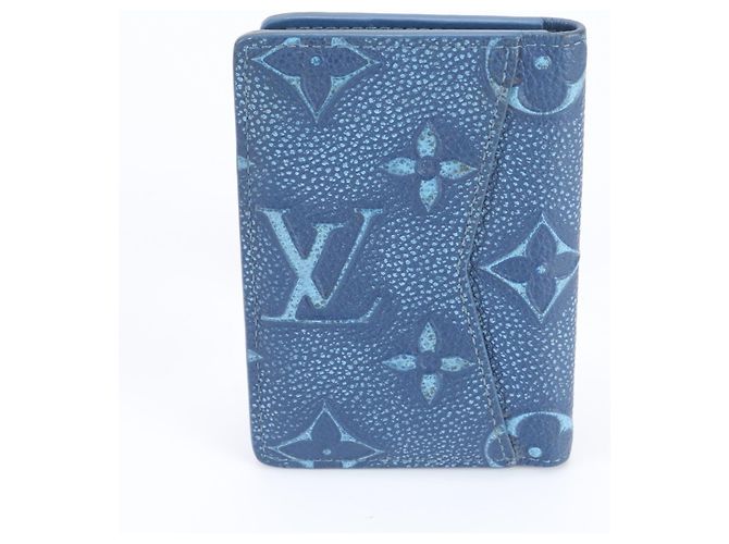 Louis Vuitton Monogram Organizer de Poche M81771 Blu - vista 2