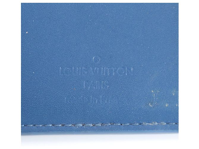 Louis Vuitton Monogram Organizer de Poche M81771 Blu - vista 7