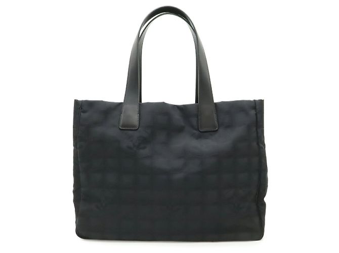Borsa Chanel New Travel Line Tote MM Nero - vista 2