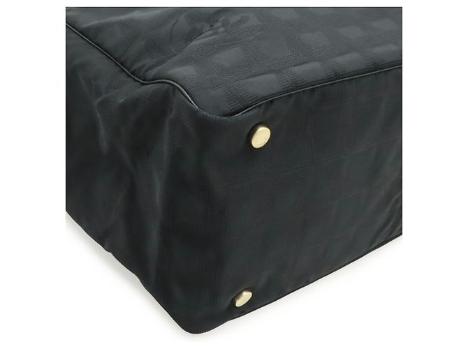 Borsa Chanel New Travel Line Tote MM Nero - vista 4