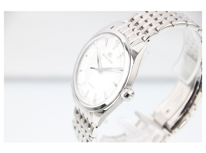 Grand Seiko Elegance White Omiwatari Spring Drive SBGY013 Argento Bianco - vista 2