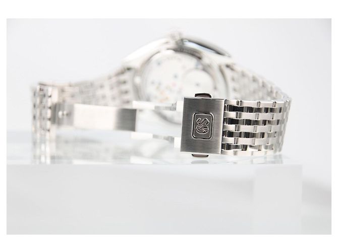 Grand Seiko Elegance White Omiwatari Spring Drive SBGY013 Argento Bianco - vista 8