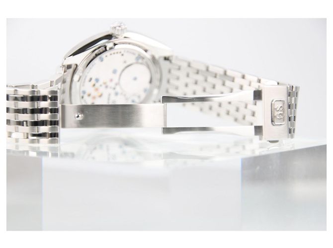 Grand Seiko Elegance White Omiwatari Spring Drive SBGY013 Argento Bianco - vista 9