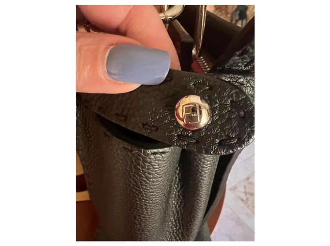 Borsa Fendi Peekaboo in pelle nera (misura Large ) Nero Rosso - vista 15