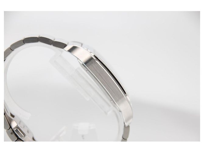 Cartier Santos de Cartier LM Automatico WSSA0062 Quadrante Verde Silver hardware - vista 5