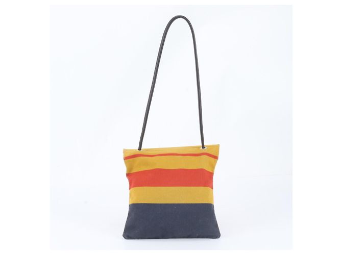 Hermès Borsa a Spalla Hermes Aline Rocabar Rosso Blu Giallo - vista 3