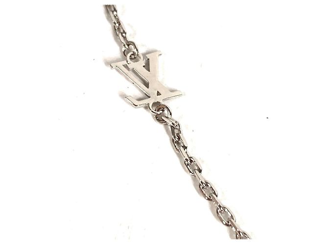 Collana con pendente in strass Louis Vuitton Argento - vista 6