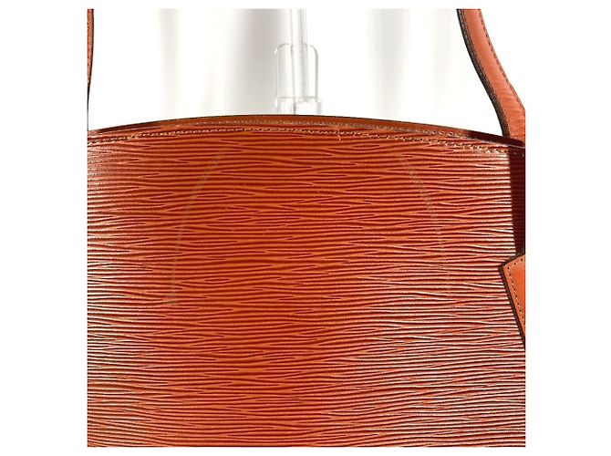 Borsa Tote Louis Vuitton Epi Saint Jacques Marrone - vista 6