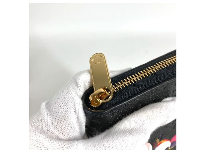 Louis Vuitton Monogram Empreinte Zippy Wallet Schwarz Mehrfarben - Ansicht 15