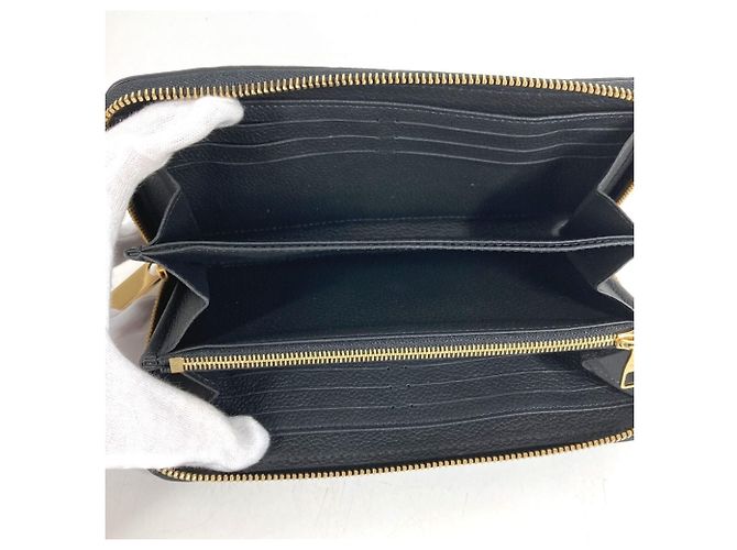 Louis Vuitton Monogram Empreinte Zippy Wallet Schwarz Mehrfarben - Ansicht 2