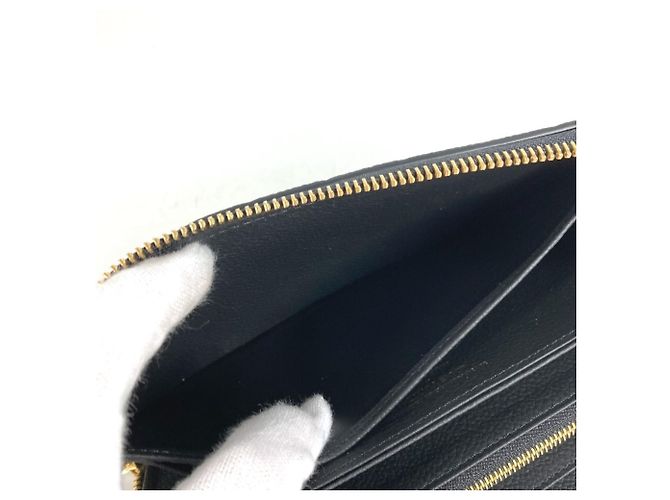 Louis Vuitton Monogram Empreinte Zippy Wallet Schwarz Mehrfarben - Ansicht 5