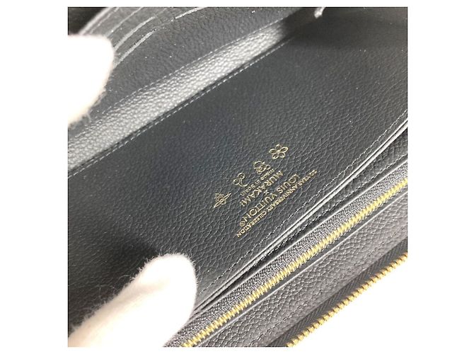Louis Vuitton Monogram Empreinte Zippy Wallet Schwarz Mehrfarben - Ansicht 6