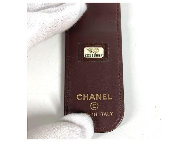 Clip para billetes de cuero con logotipo Chanel CC Coco Mark Negro - vista 7