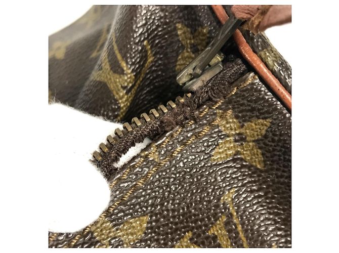 Borsa a Spalla Louis Vuitton Monogram Papillon 30 Marrone Monogramma - vista 12