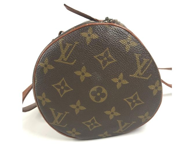 Borsa a Spalla Louis Vuitton Monogram Papillon 30 Marrone Monogramma - vista 4