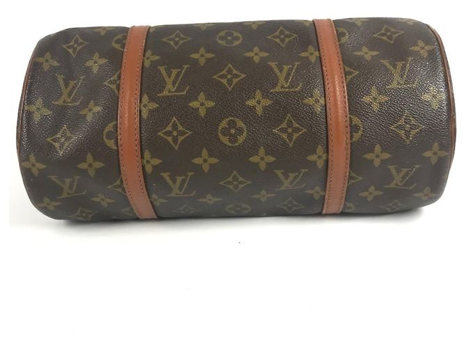 Borsa a Spalla Louis Vuitton Monogram Papillon 30 Marrone Monogramma - vista 5