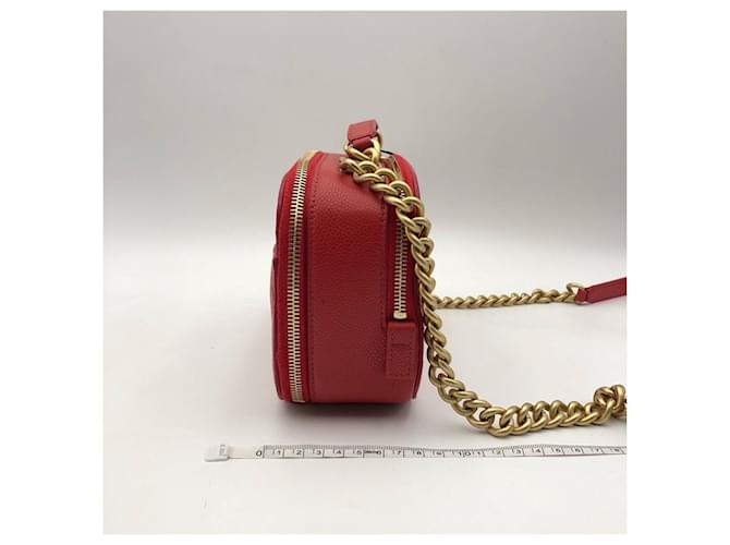 Vanity Case Chanel Small Red Caviar Leather Rosso - vista 4