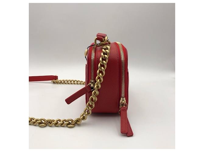 Vanity Case Chanel Small Red Caviar Leather Rosso - vista 5