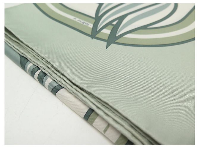 Hermès FULAR HERMES QUADRIGE CHEVAUX PIERRE PERON QUADRATO 90 CM IN SETA Multicolore - vista 14