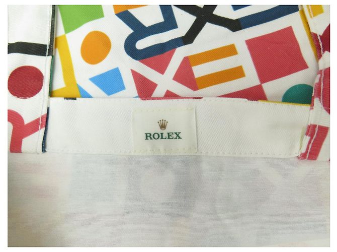 NUOVO VIDE POCHE + TOTE BAG ROLEX 100 ANNI CELEBRATION OYSTER EMPTY POCKET Multicolore - vista 7