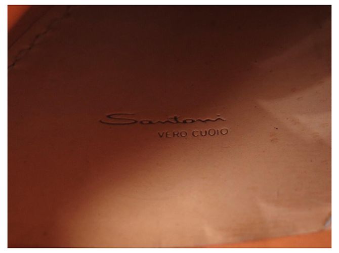 SCARPE SANTONI MOCASSINI 6949 8.5 IT 43.5 FR CAMOSCIA LOAFERS SHOES - vista 10