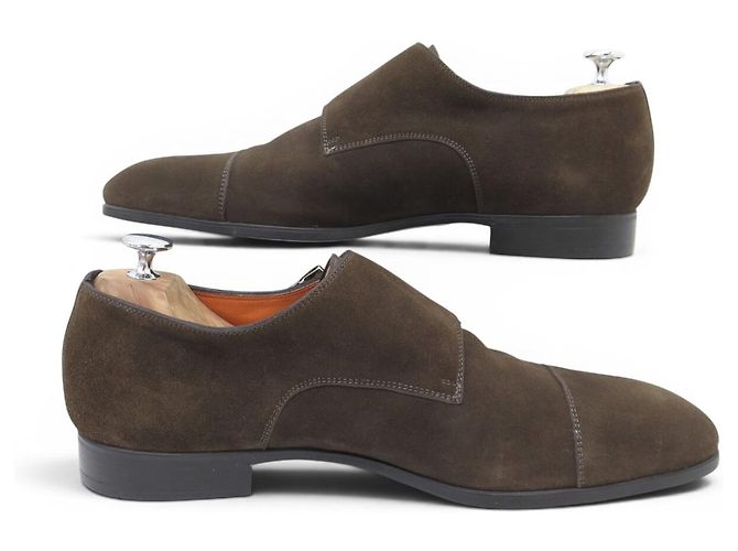 NEUE SANTONI 14549 BI BOUCLE ESSENTIALS LOAFER SCHUHE 9 44 FR - Ansicht 2