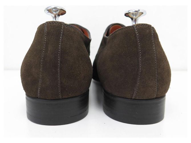 NEUE SANTONI 14549 BI BOUCLE ESSENTIALS LOAFER SCHUHE 9 44 FR - Ansicht 5