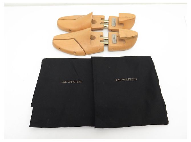 CHAUSSURES JM WESTON 300 RICHELIEU 7.5D 41.5 CUIR NOIR + EMBAUCHOIRS SHOES - vue 15
