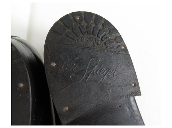 CHAUSSURES JM WESTON 300 RICHELIEU 7.5D 41.5 CUIR NOIR + EMBAUCHOIRS SHOES - vue 7