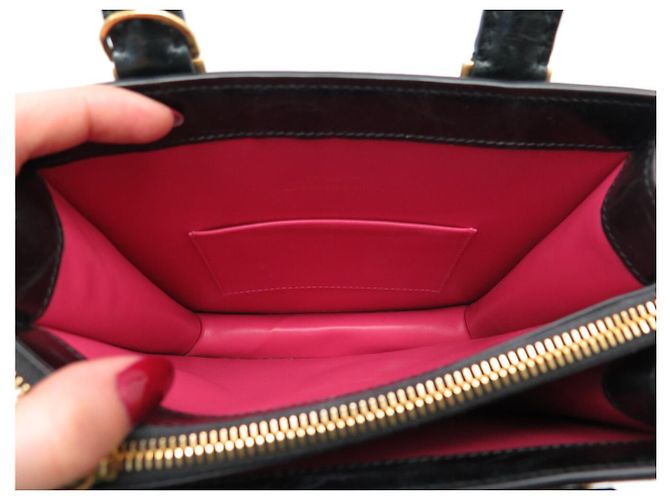 NUOVA BORSA SCHIAPARELLI FACE CABAS TOTE IN PELLE NERA Nero - vista 11