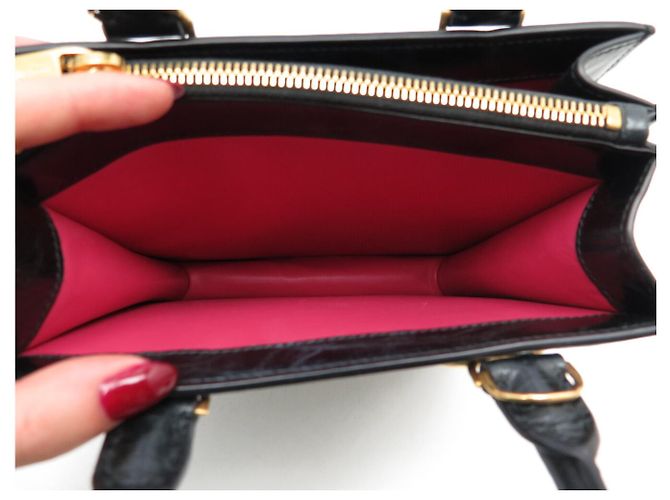 NUOVA BORSA SCHIAPARELLI FACE CABAS TOTE IN PELLE NERA Nero - vista 9