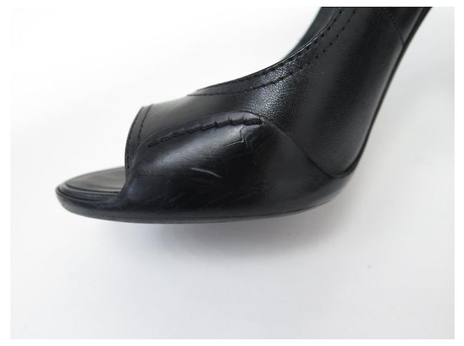 DECOLLATE CHANEL G29862 38 PELLE NERA Nero - vista 13