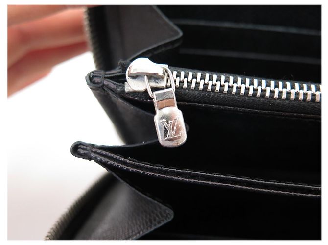 LOUIS VUITTON ZIPPY M61857 EPI LEDER SCHWARZ GELDBÖRSE - Ansicht 9