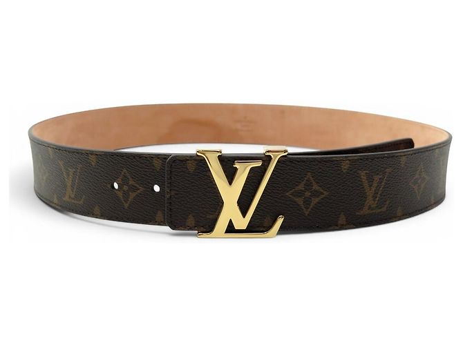 LOUIS VUITTON INITIALS M9608U T90 MONOGRAM CANVAS GÜRTEL Braun - Ansicht 2