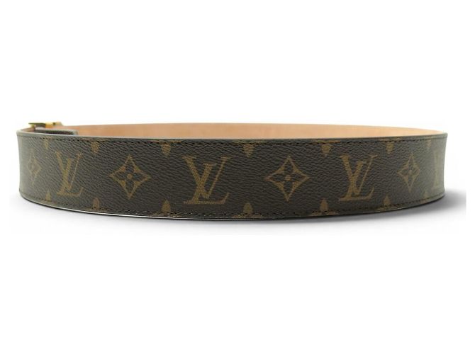 LOUIS VUITTON INITIALS M9608U T90 MONOGRAM CANVAS GÜRTEL Braun - Ansicht 3
