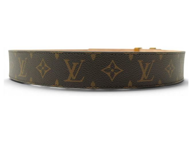 LOUIS VUITTON INITIALS M9608U T90 MONOGRAM CANVAS GÜRTEL Braun - Ansicht 4