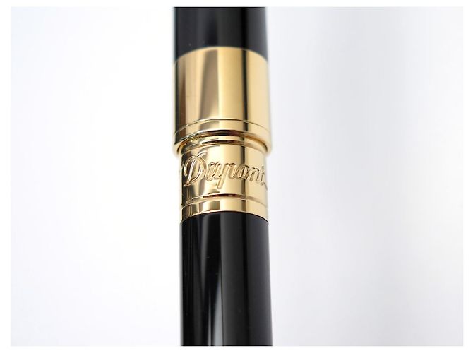 St Dupont NUOVA PENNA ROLLERBALL S.T. DUPONT D-INITIAL 262202 IN LACCA NERA Nero - vista 6