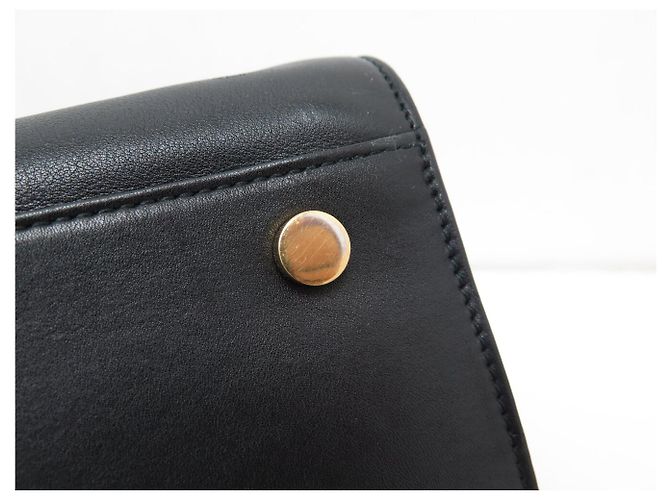 BORSA SAINT LAURENT DE JOUR SMALL 324823 IN PELLE NERA A SPALLA Nero - vista 17