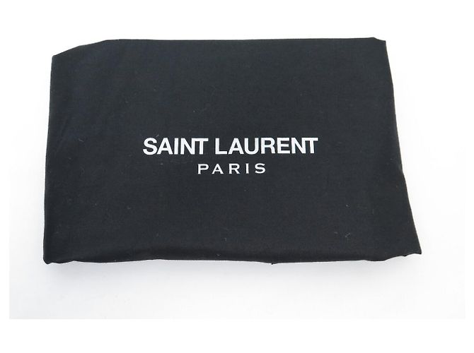 BORSA SAINT LAURENT DE JOUR SMALL 324823 IN PELLE NERA A SPALLA Nero - vista 22