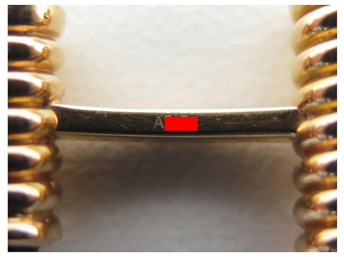 NUOVI GEMELLI CARTIER DECORATI CON MOLLE IN ORO 18K E ONIX D'oro - vista 16