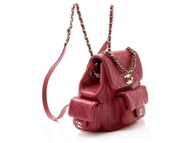 Gabrielle Chanel Caviar Leather Cargo Duma Small Backpack Pink - view 2
