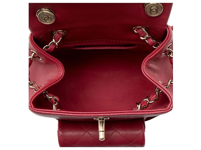 Gabrielle Chanel Caviar Leather Cargo Duma Small Backpack Pink - view 7