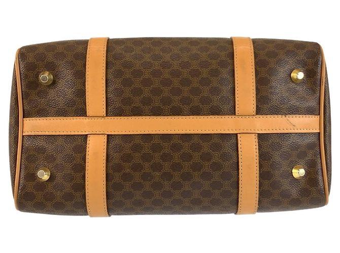Céline Celine Vintage Macadam Handtasche Braun - Ansicht 10