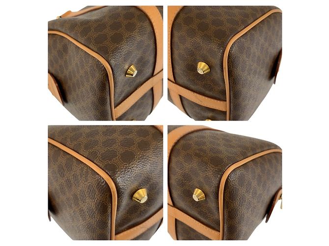 Céline Celine Vintage Macadam Handtasche Braun - Ansicht 4