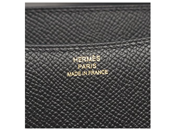 Hermès Bolso de hombro de cuero Hermes Constance 3 Mini Negro - vista 2