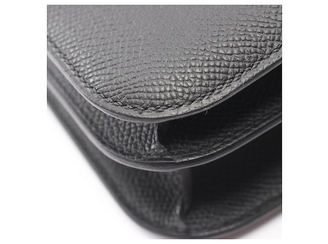 Hermès Bolso de hombro de cuero Hermes Constance 3 Mini Negro - vista 4