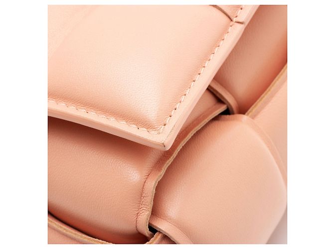 Bolsa transversal Cassette em couro acolchoado Bottega Veneta Rosa - vista 10