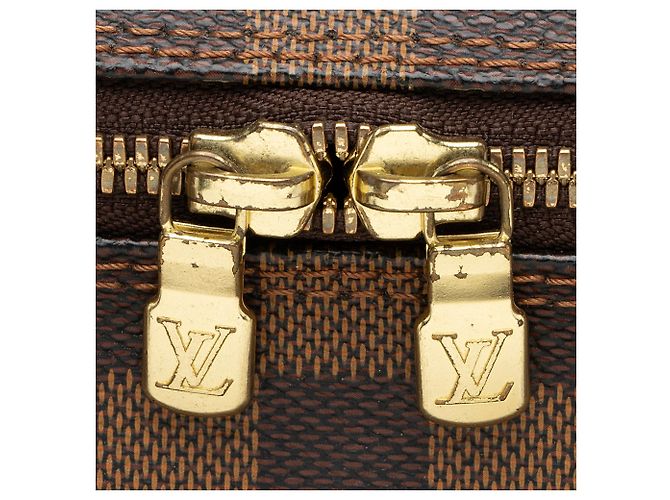 Louis Vuitton Damier Ebene Naviglio Messenger Marrone - vista 10