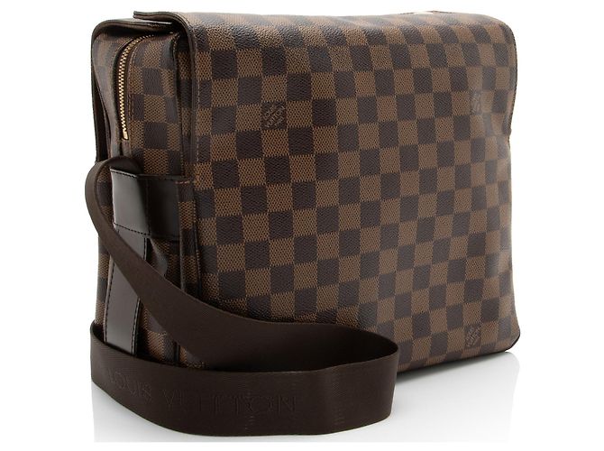 Louis Vuitton Damier Ebene Naviglio Messenger Marrone - vista 2