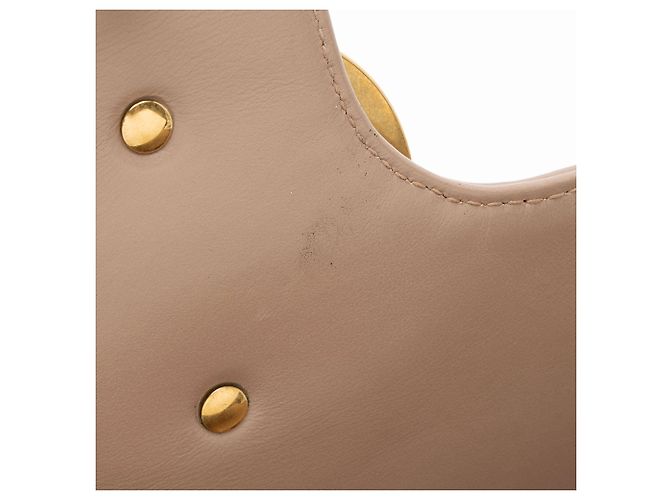 Borsa Gucci Matelasse Leather GG Marmont XL con patta Marrone Beige - vista 10